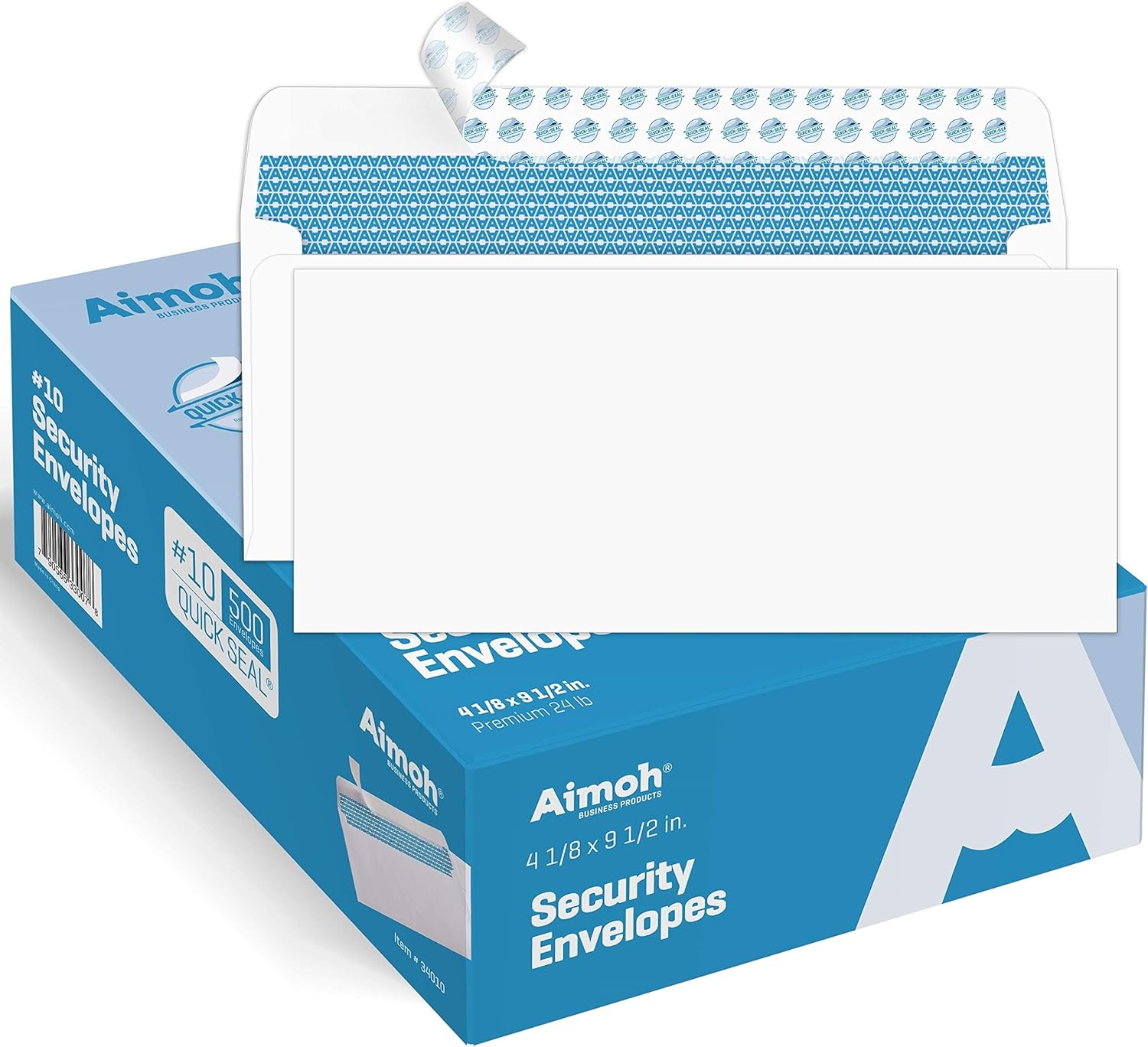 Aimoh #10 Security Self‑Seal Envelopes